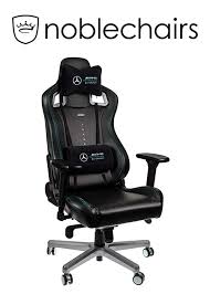 The perfect gaming and office chair: Noblechairs Epic Series Mercedes Amg Petronas Motorsport Edition Game Store