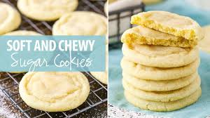 Roll out dough between two pieces of plastic wrap to 1/4 inch thick. Soft And Chewy Sugar Cookies Easy Homemade Sugar Cookies