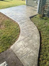 Examples of stamped concrete walkways. Cole Concrete Maryland Stamped Concrete Our Work