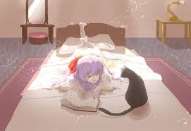Ellen On Her Bed With The Cat The Witch S House Rpg Horror Games Witch House Anime