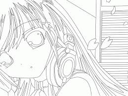 Every character needs a head and body so start by drawing a medium size circle for his head. Free Printable Anime Coloring Pages Coloring Home