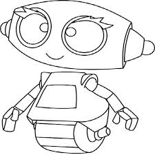 Robot Colouring Pages Stick Onto Table And Leave Out Tins Of Crayons Robot Cartoon Cartoon Coloring Pages Robots Drawing