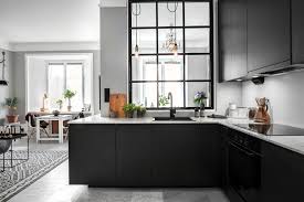 Updating with prints and patterns is one of my favorite ways to add a current take on any space, says designer kristen forgione. How Can Black Kitchen Cabinets Make A Small Kitchen Look Good The Architects Diary