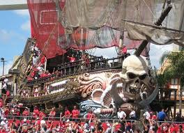 Tampa Bay Bucs Pirate Ship They Fire A Broad Side When Ever The Home Team Is In The Red Zone Tampa Bay Bucs Buccaneers Football Tampa Bay Buccaneers Football