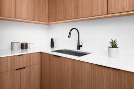minimalist white oak kitchen modern