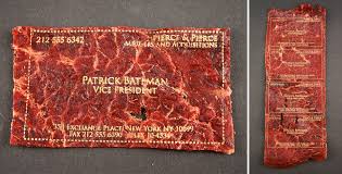 Go the extra mile with a handwritten note. Business Cards Made Of Beef Jerky Cool Material