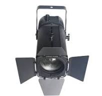 [Hot Item] Luz Fresnel LED com LED Branco Quente e Barndoor Opcional  Efeitos de Iluminação Teatral Profissional Luz de Efeito em Palco