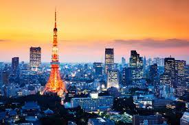The tower is specially lit up blue to honor the hard working medical. Tokyo Tower Japan Night Global Trade Review Gtr