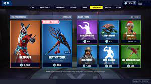 Fortnite Item Shop 24th December Krampus New Fortnite Skin Krampus Little Helper Glider The Fortnite Item Shop Has Upda Fortnite Harvesting Tools Gaming Gear