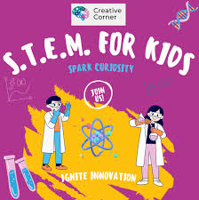 INTRODUCING STEM! Creative Corner is so excited to introduce STEM—Science,  Technology, Engineering, and Mathematics—to our class roster, taught by Kevin's  Stem Squad, a passionate and talented local Dad! We can't wait for