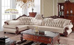 Harga pabrik grosir set sofa ruang tamu mebel sofa sudut rekreasi modern. Jual Set Kursi Sofa Mewah Jati Sudut Ruang Tamu