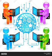 A global network is any communication network which spans the entire earth. Social Network Vector Photo Free Trial Bigstock