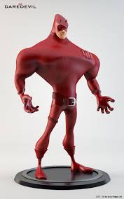 Dardevil Fan Art 3d Lim Philippe Black Cartoon Characters Character Modeling 3d Model Character