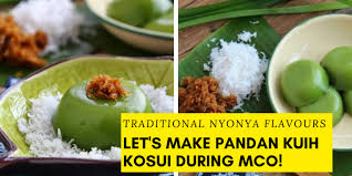 This is kuih kosui (ko swee) or also known as kuih lompang in malaysia, is a popular afternoon snack. Food Recipe Sharing Let S Make Pandan Kuih Kosui During The Mco