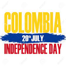 Over 150 thousand people celebrated colombian independence day in elizabeth in 2014. Kolumbien Unabhangigkeitstag Grusskarte Mit Burstenanschlagelement Vektorillustration Lizenzfrei Nutzbare Vektorgrafiken Clip Arts Illustrationen Image 81709234