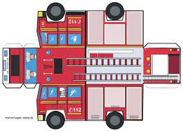 Bastelnbögen gratis / bastelbogen haus zum ausdrucken kostenlos : Feuerwehrauto Bastelbogen Kostenlos Herunterladen Und Selber Basteln