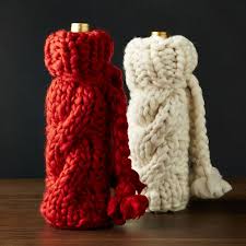 Free knitted slipper patterns are perfect for the holiday season and can easily be tailored to any person's personal style. Cozy Cable Knit Sweater Wine Bottle Covers
