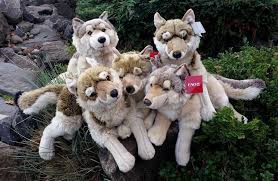 Fao Schwarz Wolf Pack Cute Stuffed Animals Plush Dog Wolf Plush
