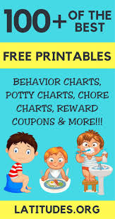 Free Printable Behavior Charts For Home School Sticker