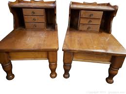 We did not find results for: Gleaton S Metro Atlanta Auction Company Estate Sale Business Marketplace Auction Many Wonderful Treasures Item Pr Of Sprague Carleton Solid Rock Maple Vtg Side End Tables