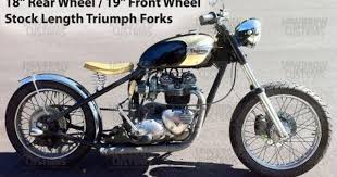 Triumph Oil In Frame Oif Weld On Hardtail Frame By David Bird Triumph Frame Weld
