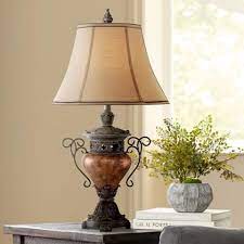 Bronze Crackle Large Urn Table Lamp T4572 Lamps Plus Traditional Table Lamps Table Lamp Design Lamps Living Room
