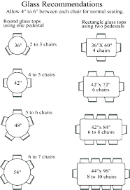 The industry standard for adequate table room is 300 square inches per diner. Round Kitchen Table Sizes Novocom Top
