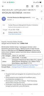Maybe you would like to learn more about one of these? Review Penipuan Lowongan Kerja Pt Kiyokuni Indonesia Undangan Interview Palsu Pt Kiyokuni Glints Community