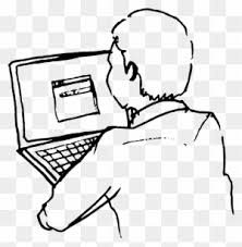 Laptop Computer Keyboard Drawing Clip Art Using The Computer Black And White Free Transparent Png Clipart Images Download Font doesn't matter unless you are using cursive font or something. laptop computer keyboard drawing clip