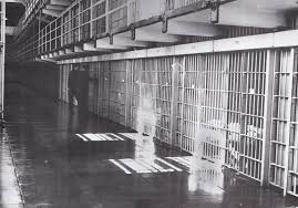 Unidentified Guards In The Main Cellblock Of Alcatraz Federal Penitentiary Around 1960 Alcatraz Alcatraz Island Abandoned Prisons