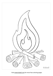 (epsom salts)copper makes blue i think.sodium makes yellow. Campfire Coloring Pages Free Outdoor Coloring Pages Kidadl