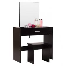 Shop our value deals online and experience huge savings. Dressing Table With Mirror Stool And Drawer Woltu Eu