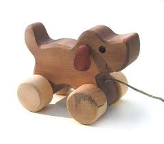 Pull Along Toys Dog Handmade Wooden Toys Wood Toys Toys