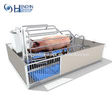 Source Pig Farm Equipment Stall System Farrowing Crate Pig Farrowing Pen For Sale On M Alibaba Com Pig Farming Pig Farm Equipment
