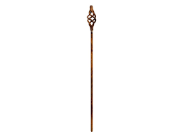 The best metal garden hose reel: Rusty Metal Spiral Garden Stake