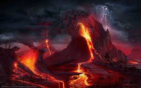The Yellowstone Armageddon By Bergamind On Deviantart Fantasy Landscape Landscape Conceptual Art