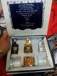 A Punjabi Wedding Card Notice The Alcohol And Sweets Wedding Invitations Wedding Cards Marriage Invitations