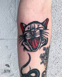 Red Red Ink Red Tattoo Red Ink Tattoo Cat Cat Tattoo Bobcat Bobcat Tattoo Kitty Kitty Tattoo Kitten Kitten T Tattoos Black Ink Tattoos Kitten Tattoo