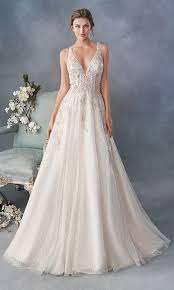 Kenneth Winston Style 1792 Classic Lace And English Net Ball Gown With Sequined Tulle Strappy Wedding Dress Wedding Dresses Kenneth Winston Wedding Dresses