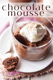 How to make strawberries and cream dessert: Easy Chocolate Mousse Recipe Made In 15 Minutes Baking A Moment