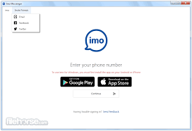Imo is one of the famous and free instant messaging app for smartphones. Imo Messenger Download 2021 Latest For Windows 10 8 7