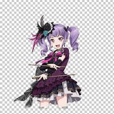 Roselia is an authentic girls band with high levels of technique in their musical performances that appears in the girls band party! Bang Dream Girls Band Party Roselia Black Shout Army Knowledge Online Png Clipart Action Figure Ako
