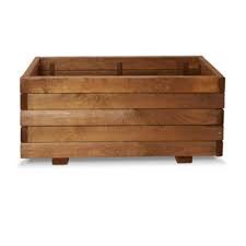 Jardiniere Bois Blooma Bopha Marron 80 X 40 X H 35 Cm Castorama Jardiniere En Bois Castorama Bois