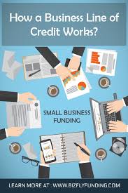 How A Business Line Of Credit Works Line Of Credit Business Funding Small Business Funding