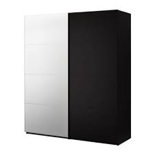 100 each or both for 180 height 236 cm depth 60 cm width 100 cm each door is 50cm wide can be dismantled to fit into a car and collection from e17. Pax Wardrobe With Sliding Doors Pax Malm Black Brown Mirror Glass Black Brown 200x44x236 Cm S09885977 Reviews Price Comparison