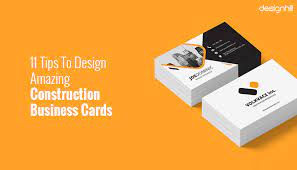 Download layouts for indesign, illustrator, word, publisher, pages. 11 Tips To Design Amazing Construction Business Cards