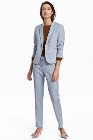 Light Beige Suit Pants In Woven Stretch Fabric With A Regular Waist And Zip Fly With Concealed Hook And Eye Fastener Side Poc Fashion Clothes Light Blue Suit