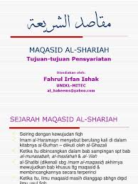 Menceritakan berkaitan penjagaan maqasid syariah dari 5 sudut iaitu:1. Maqasid As Syariah