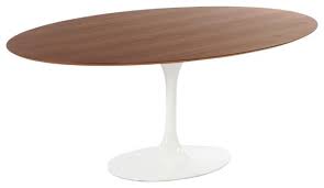 mid century spencer oval dining table