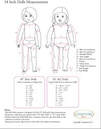 61 paradigmatic american girl size chart